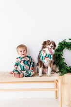 Load image into Gallery viewer, GREEN Santa Stripes | ONE-Piece ZIP