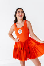 Moana (ADULT) | Burnt Orange Mesh DRESS