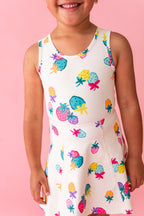 Sugar Berry | Twisty Back Active Dress (with shorts!)