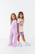 Load image into Gallery viewer, Preppy Purple Check | RIBBED SET