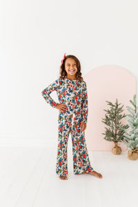 Holly Floral | GIRLS WIDE-LEG SET