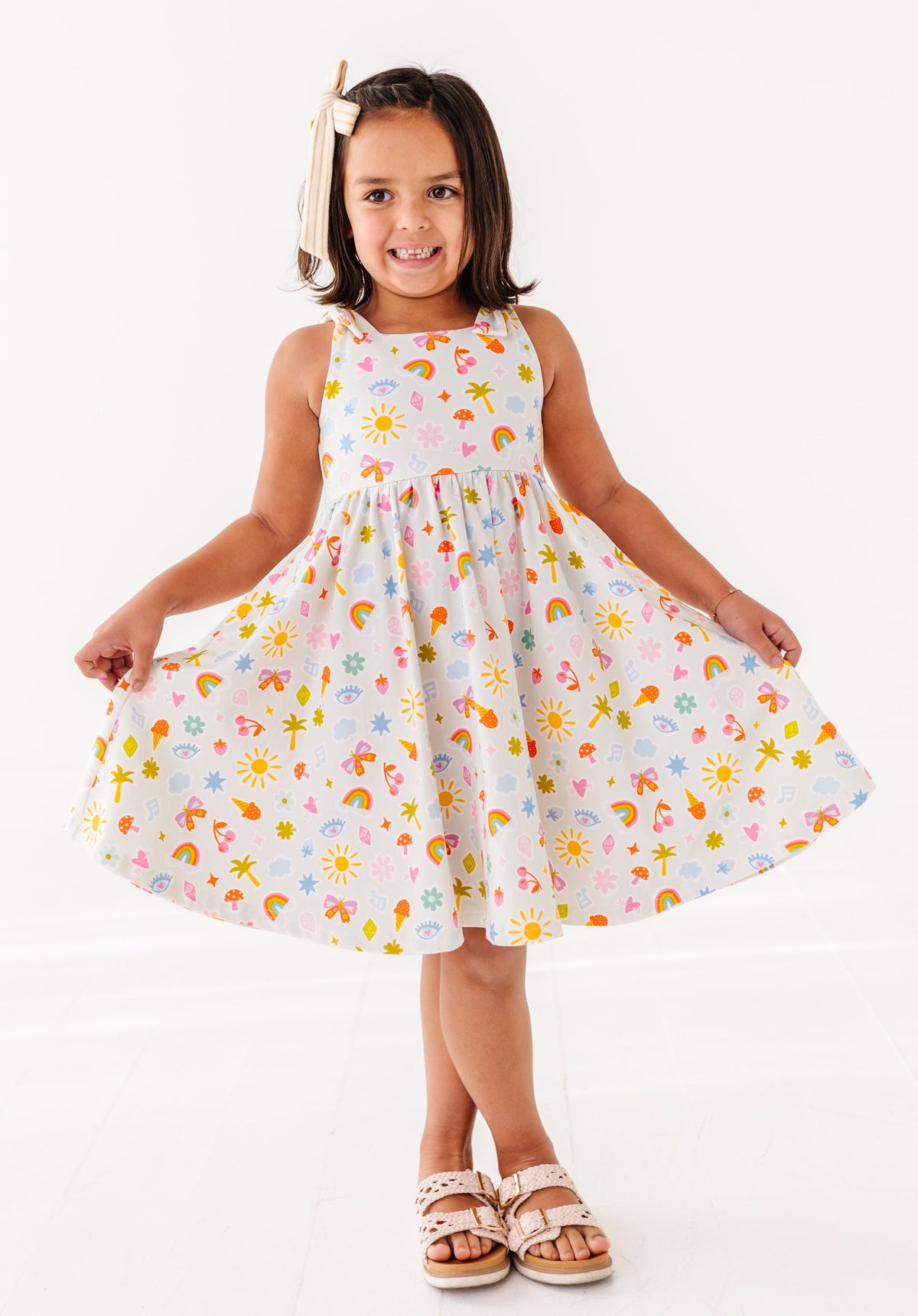 Girly Summer | Tie-Strap Twirl Dress