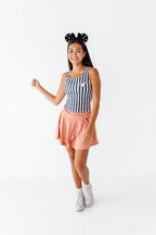 Rust | Side-Tie SKORT