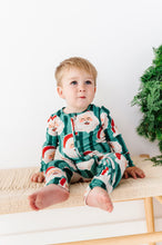 Load image into Gallery viewer, GREEN Santa Stripes | ONE-Piece ZIP