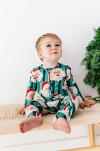 Load image into Gallery viewer, GREEN Santa Stripes | ONE-Piece ZIP