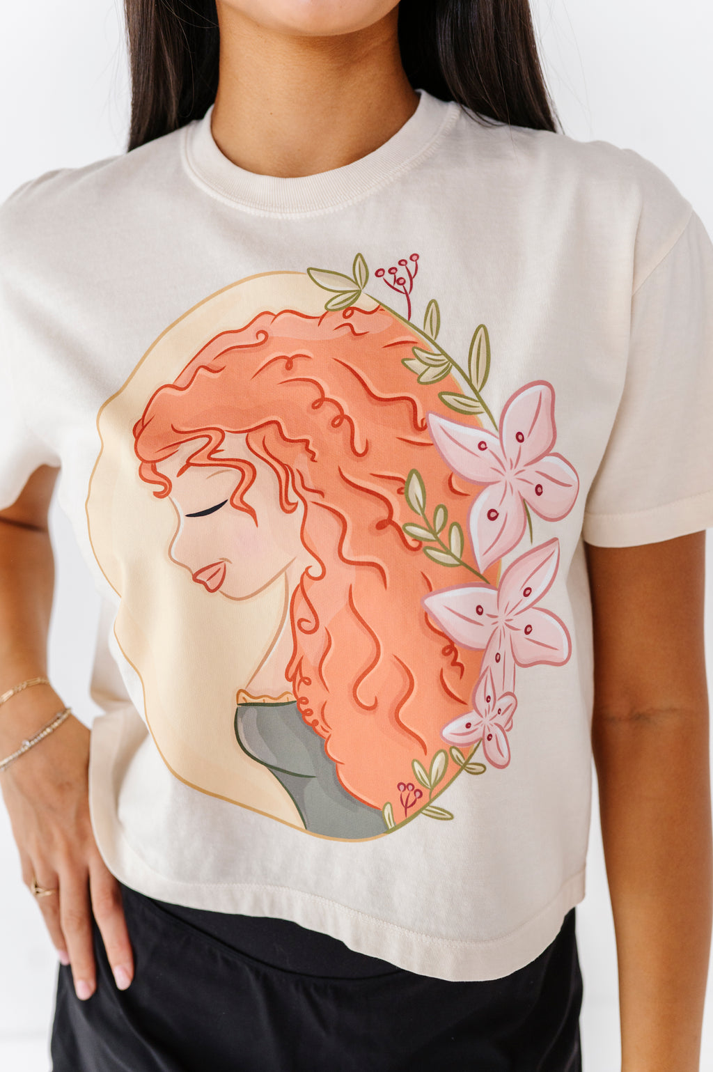 Merida | ADULT tee (CROP + FULL LENGTH HERE)