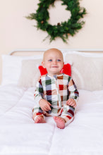 Load image into Gallery viewer, HOLIDAY PLAID | Zip-Up Romper