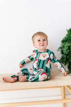 Load image into Gallery viewer, GREEN Santa Stripes | ONE-Piece ZIP