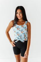Load image into Gallery viewer, DONALD Stripe (ADULT) | FRONT-TIE TANK