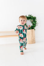 Load image into Gallery viewer, GREEN Santa Stripes | ONE-Piece ZIP