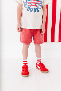 Red | Vintage CARGO Shorts