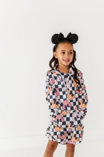 Load image into Gallery viewer, Checkered Minnie Pumpkins | KIDS 1/4th Zip Up