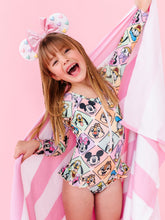 Load image into Gallery viewer, Retro Characters | ONE-PIECE Rashguard Suit