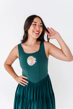 Merida (ADULT) | Teal Mesh DRESS