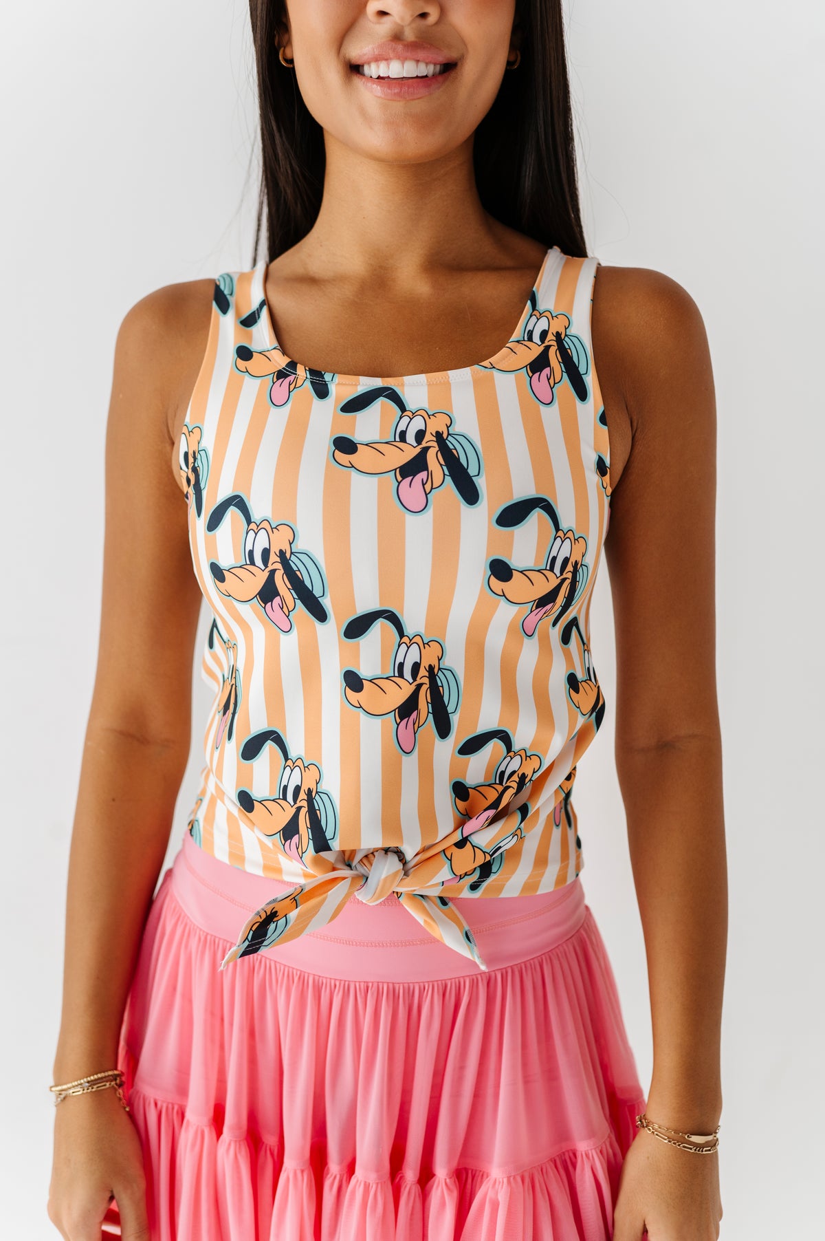 PLUTO Stripe (ADULT) | FRONT-TIE TANK
