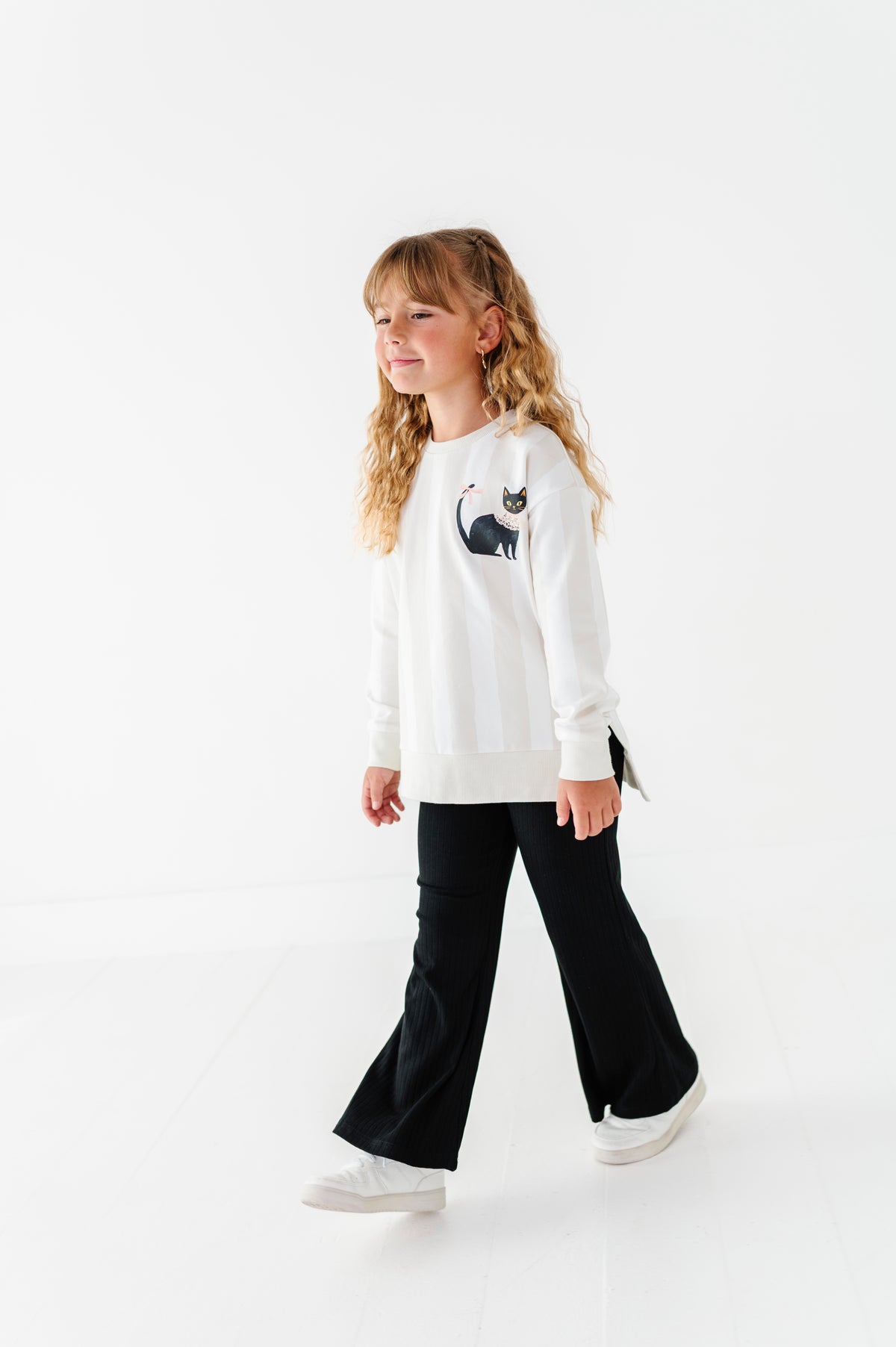 Black Magic | RIB Wide Leg Pants