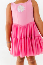 Aurora (KIDS) | Fuchia Mesh DRESS