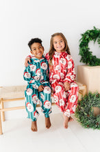 Load image into Gallery viewer, RED Santa Stripes | MINKY One-Piece Zip