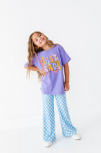 Load image into Gallery viewer, Blue Babe Check | WIDE LEG PANTS
