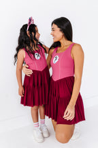 Mulan (ADULT) | Wine Mesh DRESS