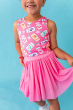 Load image into Gallery viewer, Hot Pink Girly Pop | Strappy Back Tank SET