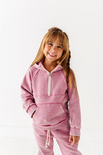 Load image into Gallery viewer, MAUVE | Vintage 1/4th HOODIE-JOGGER Set