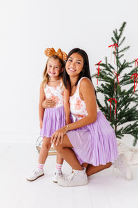Lavender Gingerbread | (KIDS) Mesh DRESS