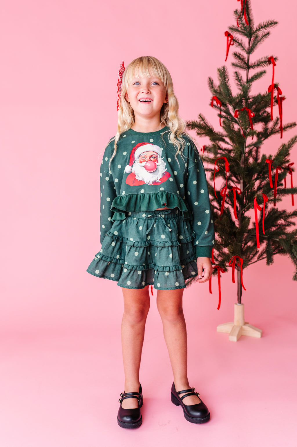 Bubblegum Santa | Ruffle Crop Crew