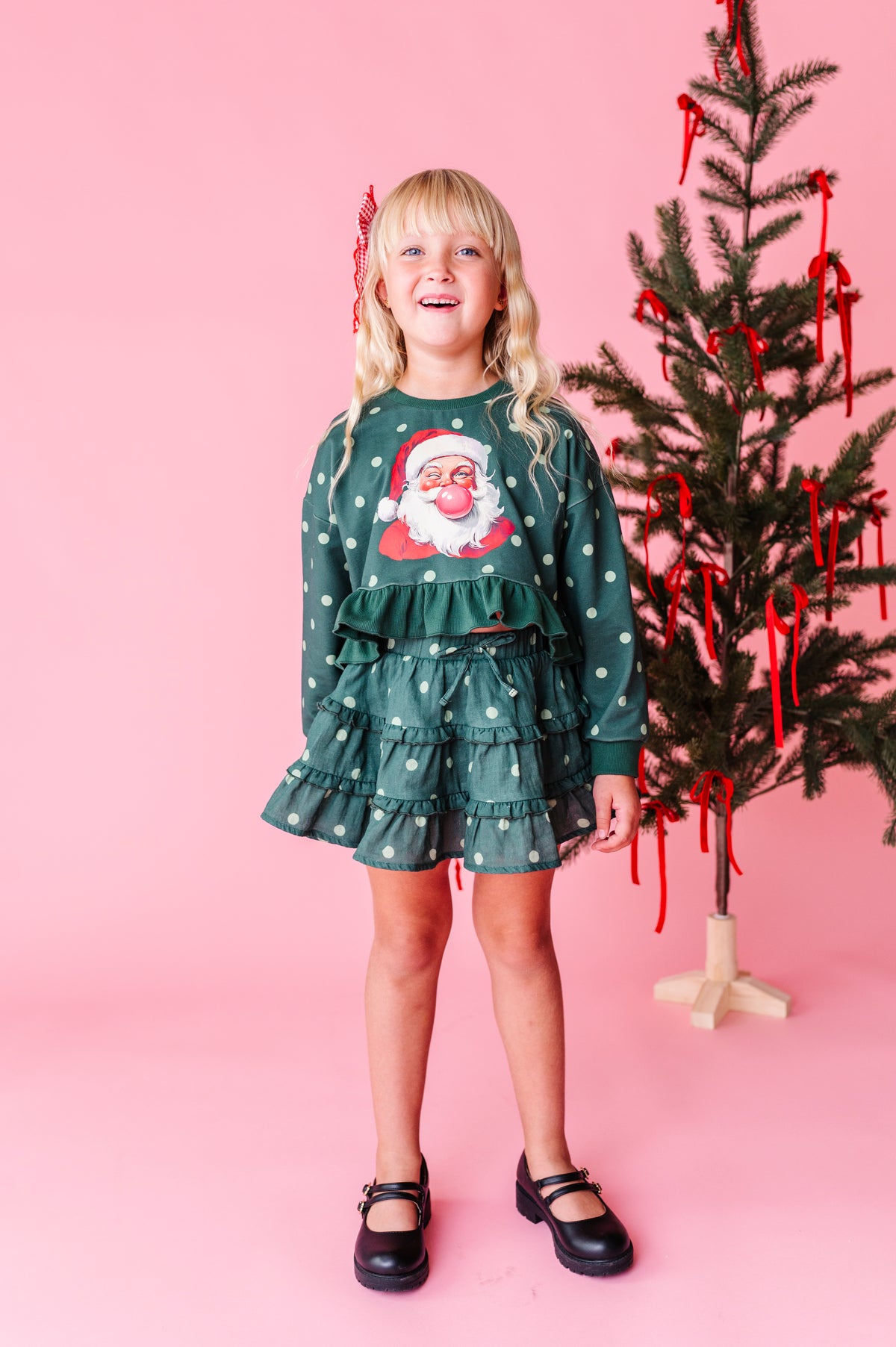 Bubblegum Santa | Ruffle Crop Crew