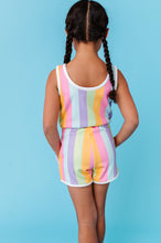 Load image into Gallery viewer, Sherbert Stripes | TERRY TANK ROMPER