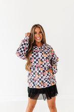 Load image into Gallery viewer, Checkered Minnie Pumpkins | (ADULT) 1/4th ZIP