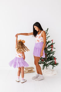 Lavender Gingerbread | (KIDS) Mesh DRESS