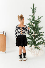 Load image into Gallery viewer, Black Velvet | 2-Tiered SKORT
