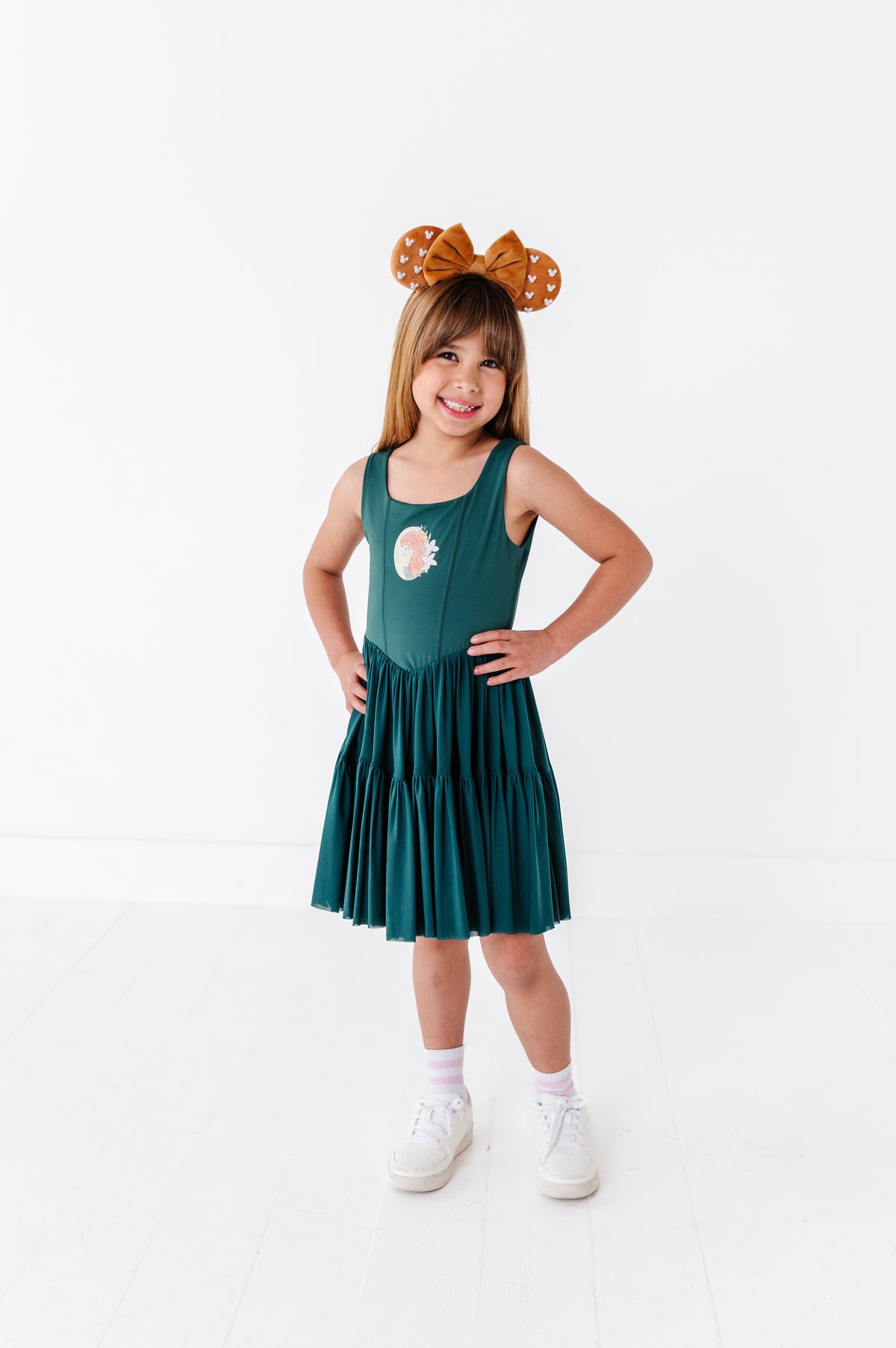 Merida (KIDS) | Teal Mesh DRESS