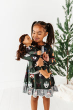 Load image into Gallery viewer, Christmas Doggies | DOLL DRESS