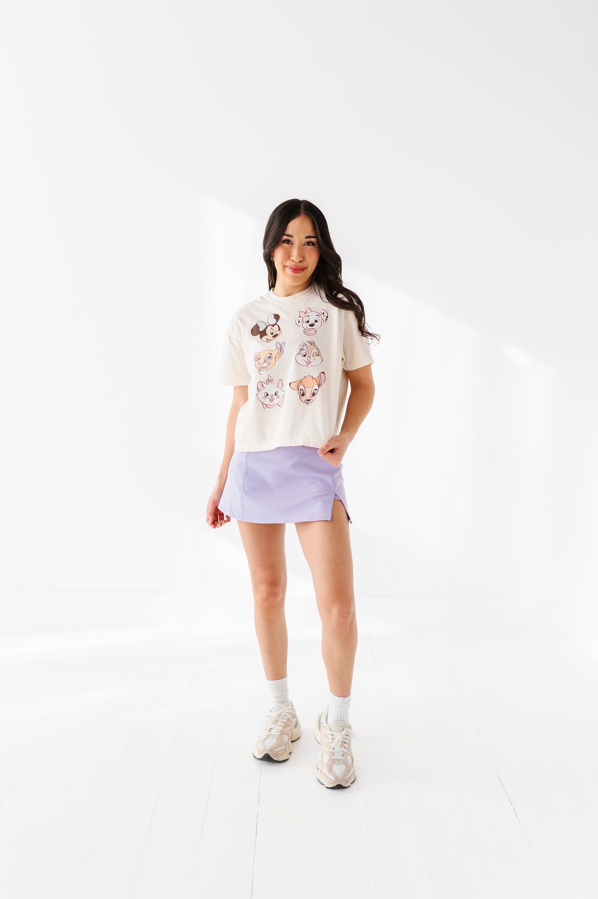 GIRL GANG CROPPED | CREAM ADULT TEE