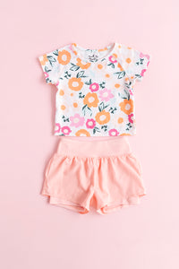 Peachy Pearl | Ruffle Bum Runner Shorts