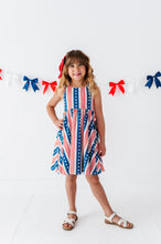 Load image into Gallery viewer, Parade Day Scallop Stripes | TWIRL DRESS