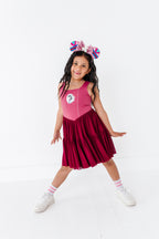 Mulan (KIDS) | Wine Mesh DRESS