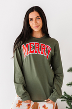 Load image into Gallery viewer, MERRY | Adult Long Sleeve Tee