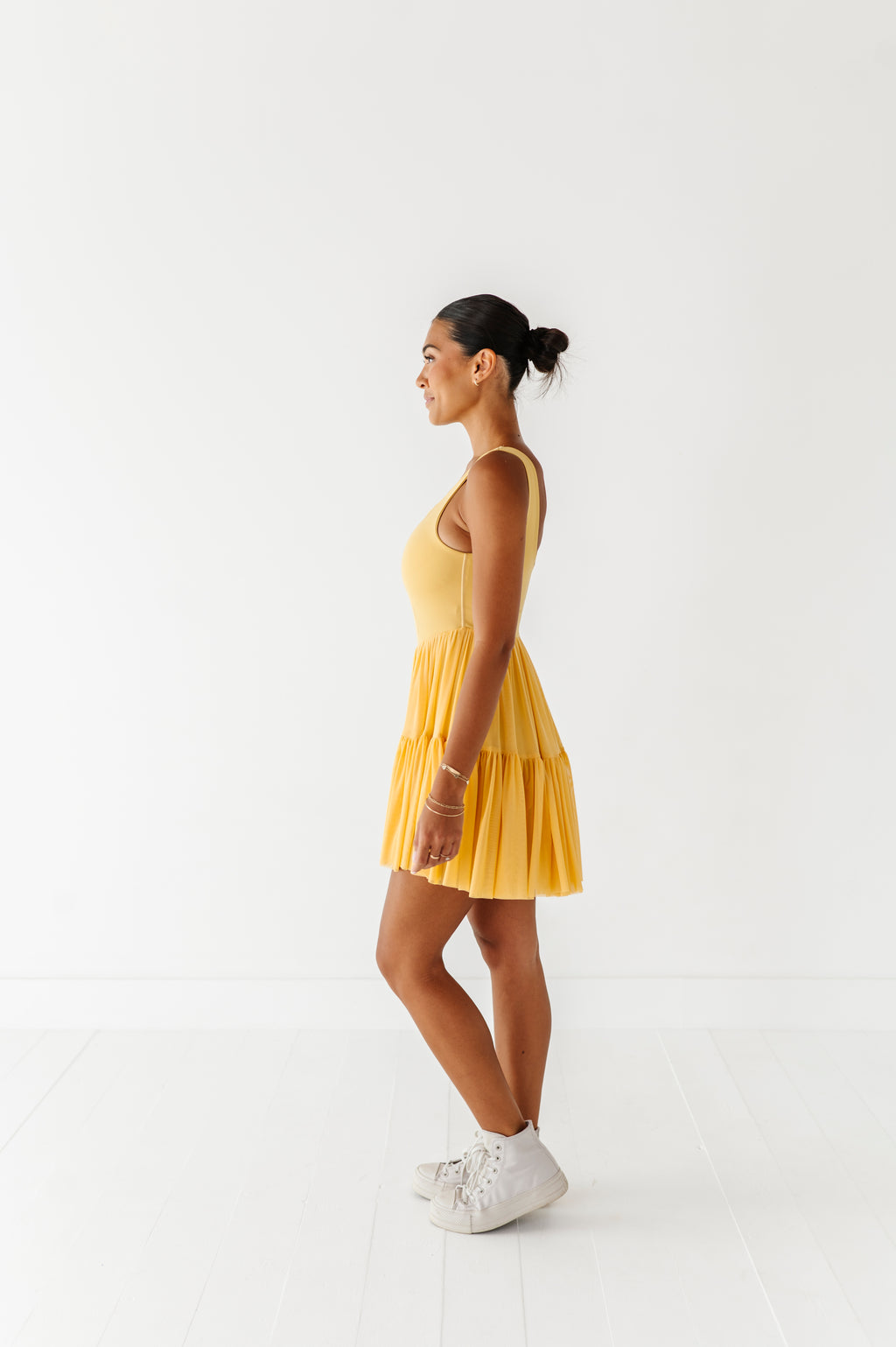 Belle (ADULT) | Buttercrem Mesh DRESS