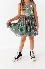 Load image into Gallery viewer, Mickey's Evergreen Check | KIDS Mesh Dress