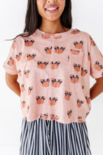 Load image into Gallery viewer, TAN Piggy Pumpkins | ADULT Boxy Crop