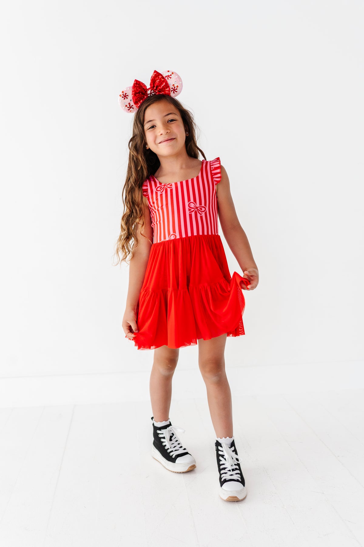 Merry Mouse Bows | KIDS Mesh Dress