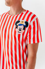 Load image into Gallery viewer, Mickey Pocket (RED STRIPES) | ADULT TEE