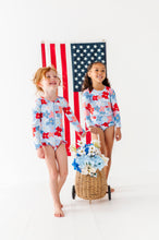 Load image into Gallery viewer, Freedom Floral | ONE-PIECE RASHGUARD