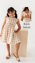 Load image into Gallery viewer, Honey Gingham | TIE-BACK DRESS