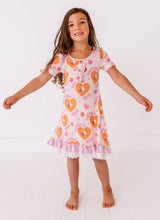 Load image into Gallery viewer, Waffle-y Cute | Bamboo Nightgown (with shorts!)