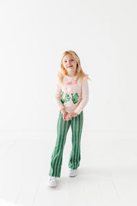 Evergreen Stripe | Flares