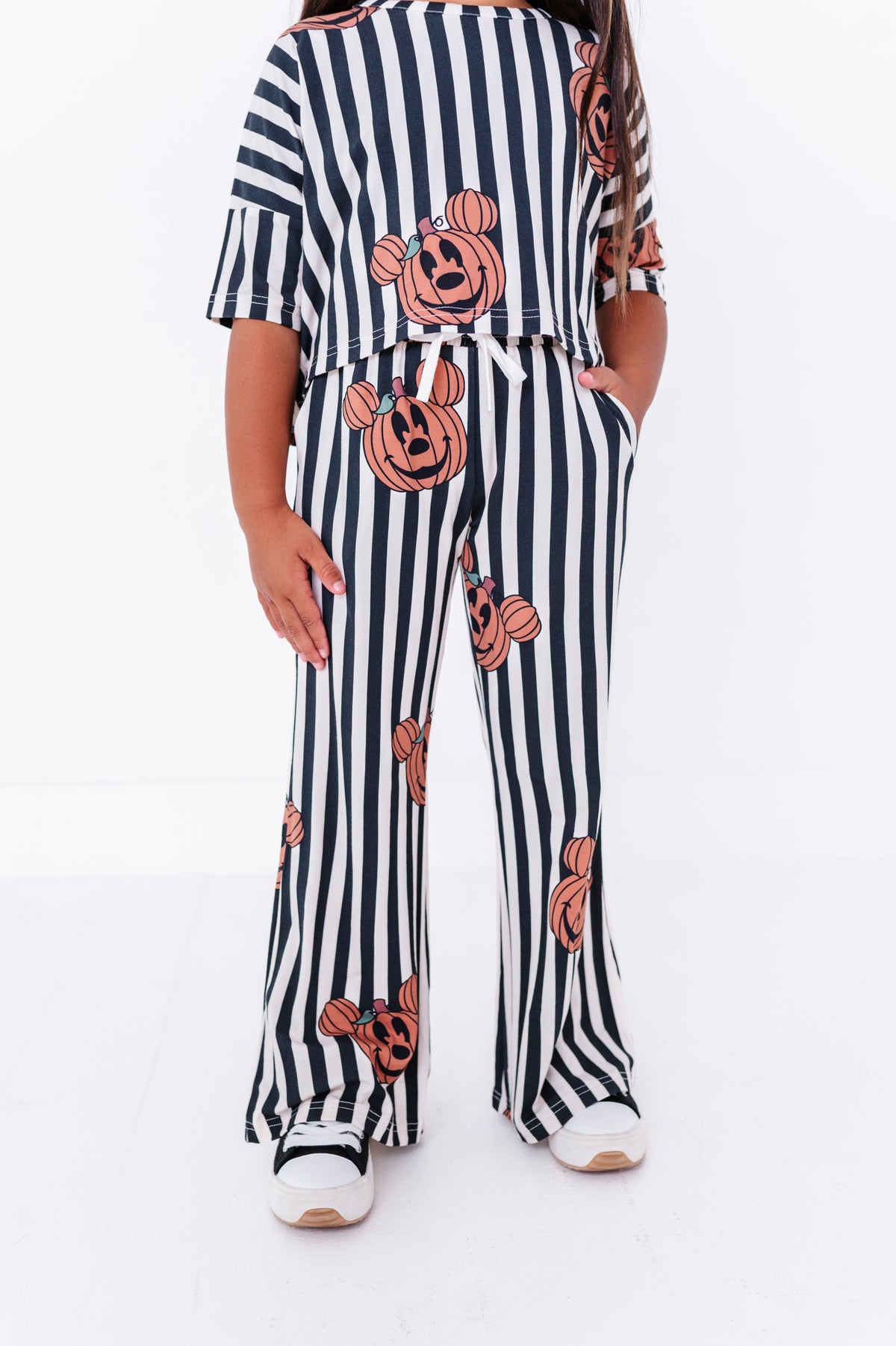 Striped Mickey Pumpkin | BAMBOO PANT SET